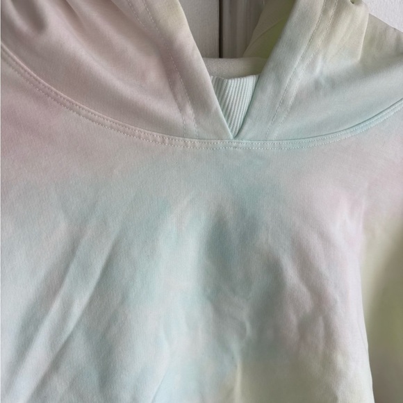 Lululemon LA All Yours Cropped Hoodie RARE Cotton Candy Wash size 12 - Picture 3 of 5